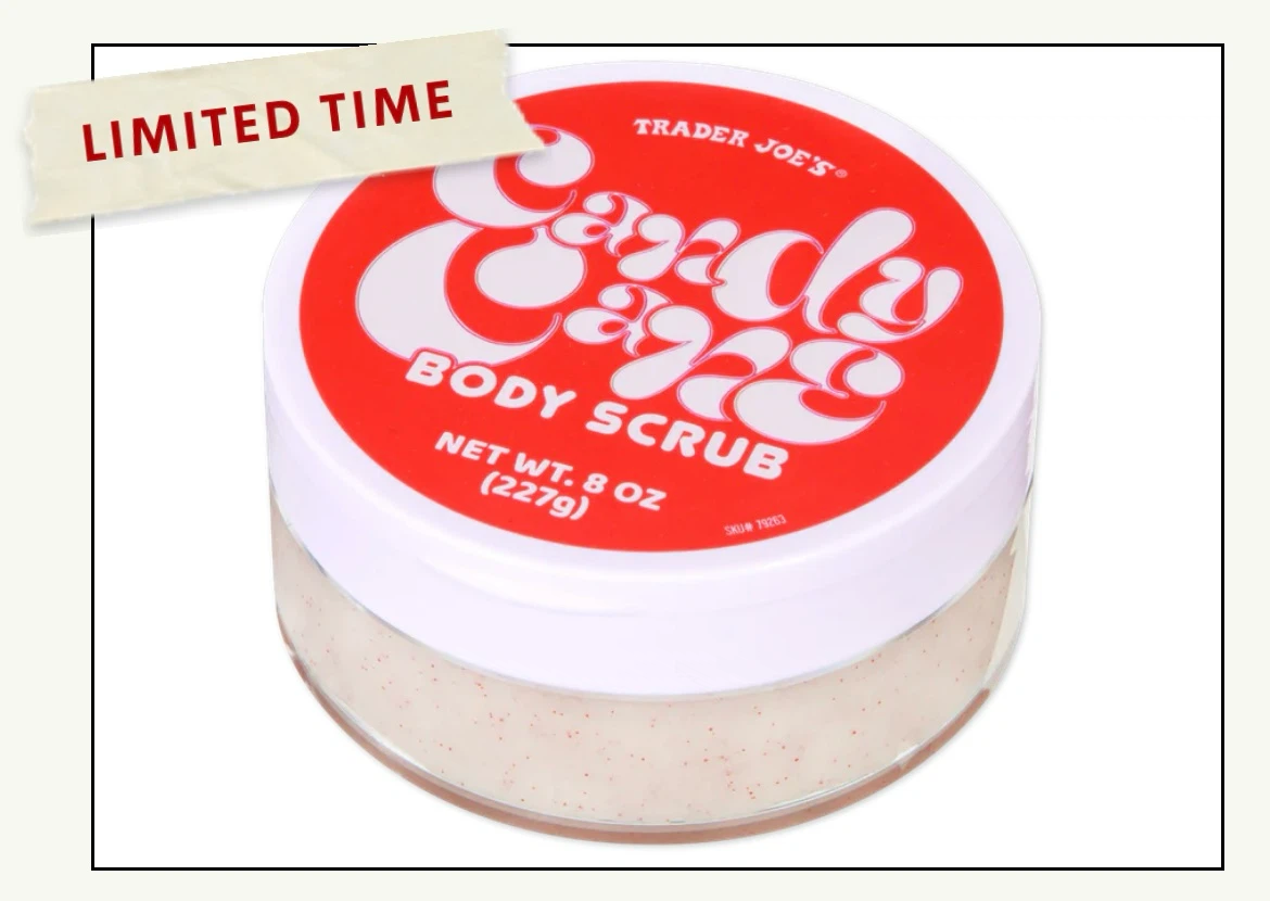 Trader Joe's Candy Cane Body Scrub 8 oz