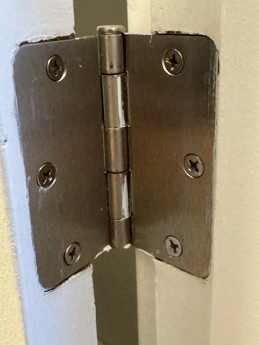 Door Hinge and Latch Plate