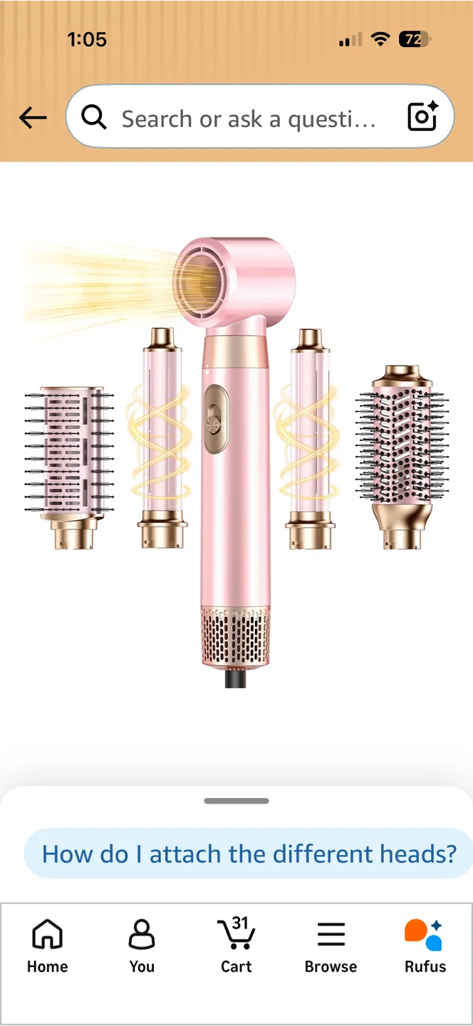 SNUGLUV 5-in-1 Hot Air Styler Kit - photo 3