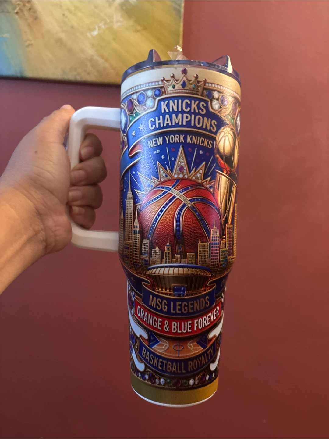 NEW New York Knicks Champions Tumbler