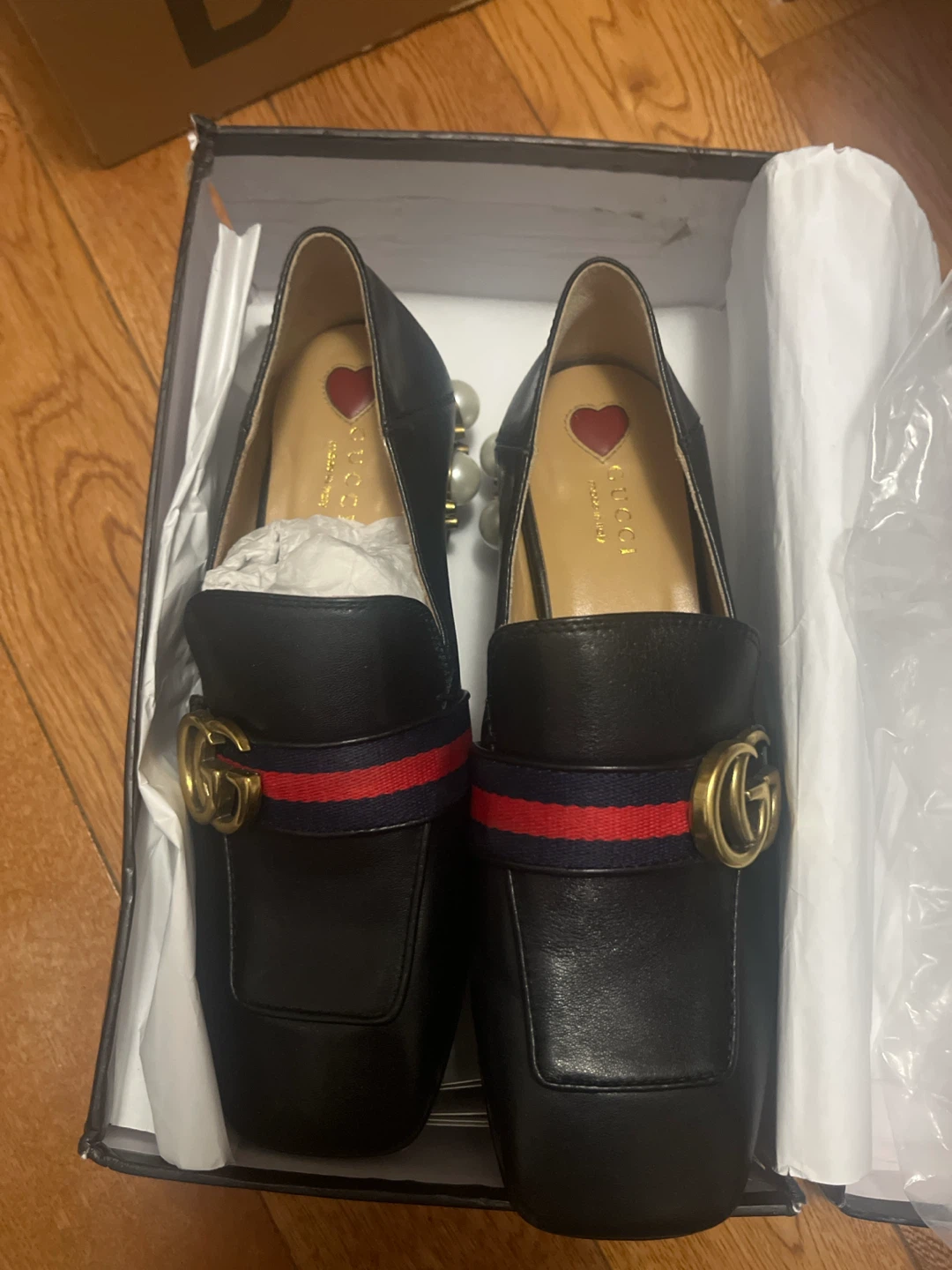 Gucci Black Lady Shoes Size 37