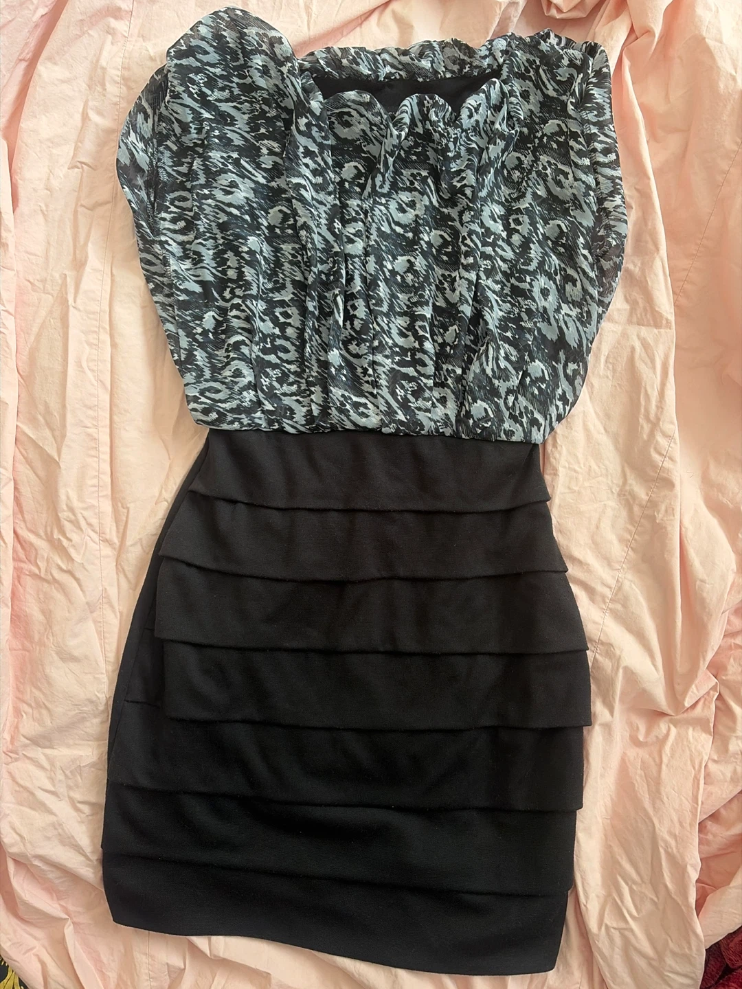 Enfocus Studio Black and Grey Dress