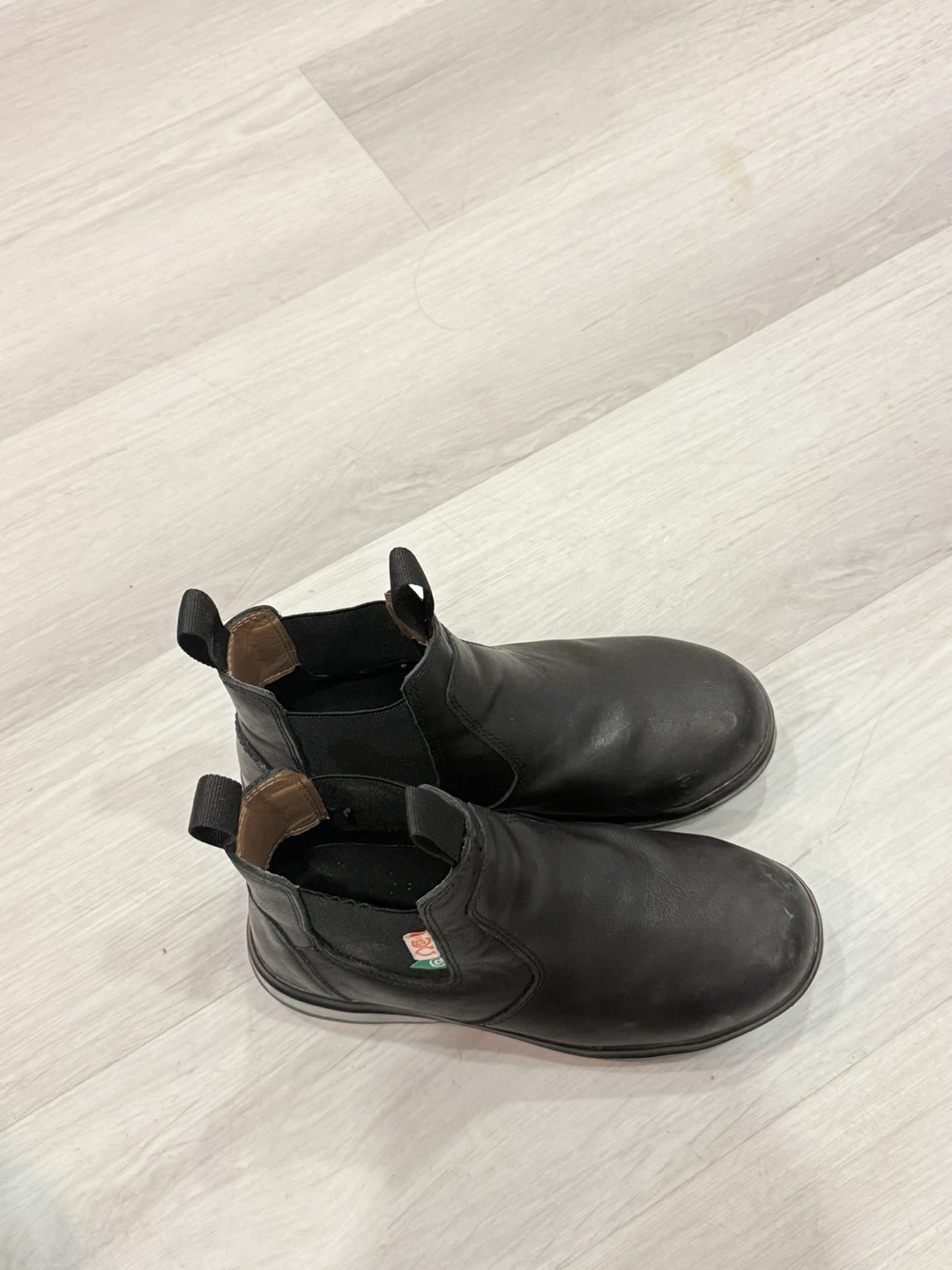 Black Leather  safety Boots with CSA tag - photo 3