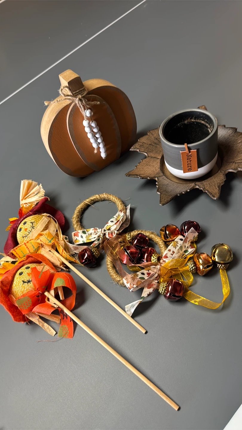 Autumn Decor Bundle - Scarecrows, Pumpkins, Bells