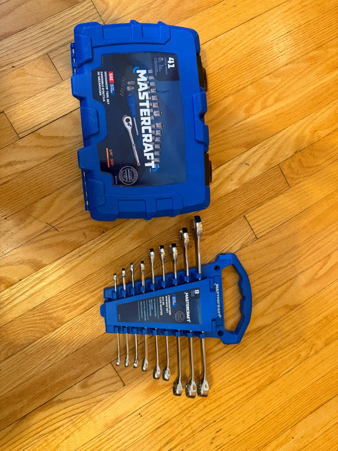 Mastercraft Wrench Set and 41 pieces Socket Set