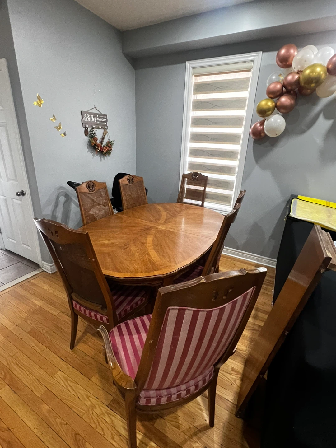 Wooden Dining Table Set with 8 Chairs - photo 2