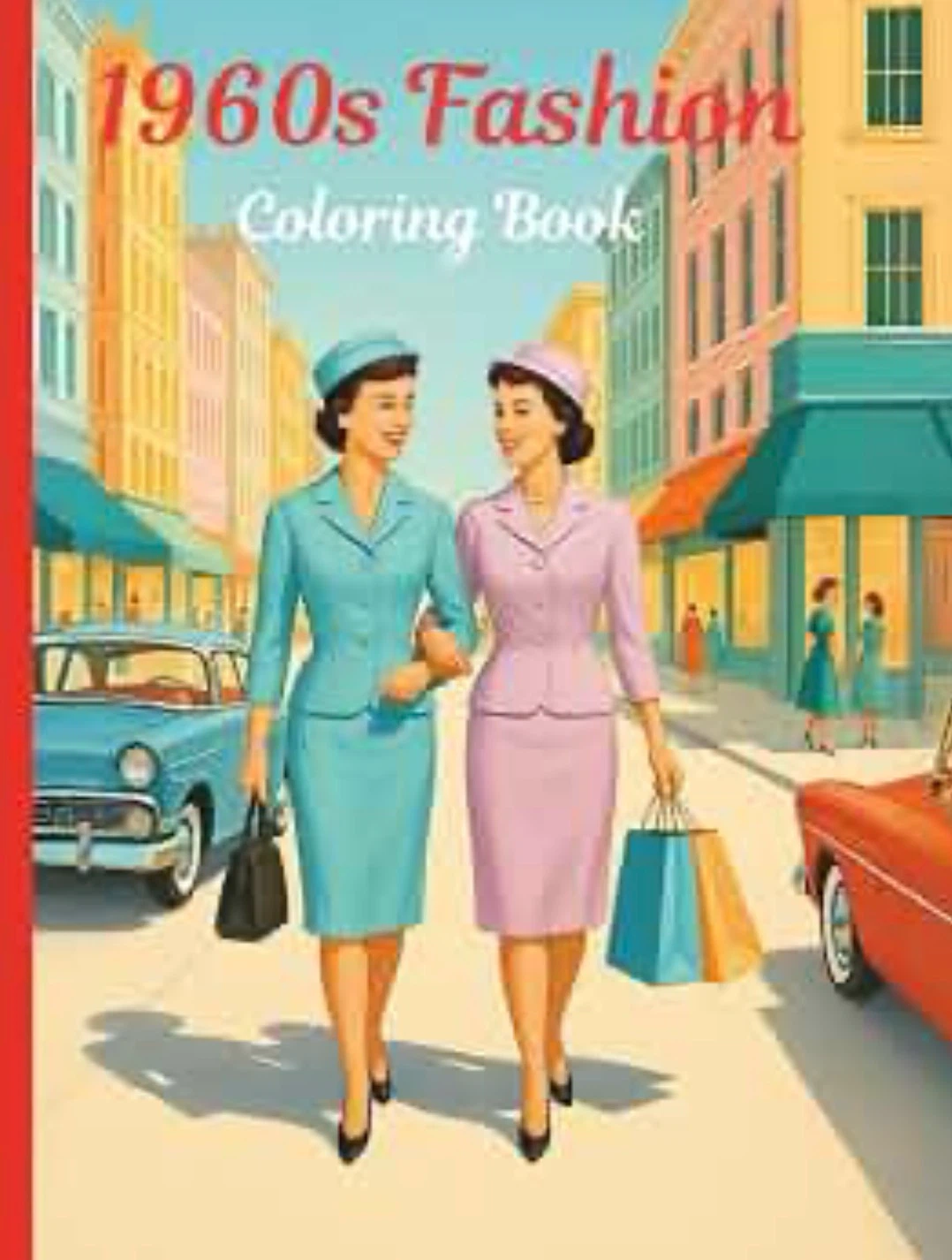 1960s Fashion Coloring Book