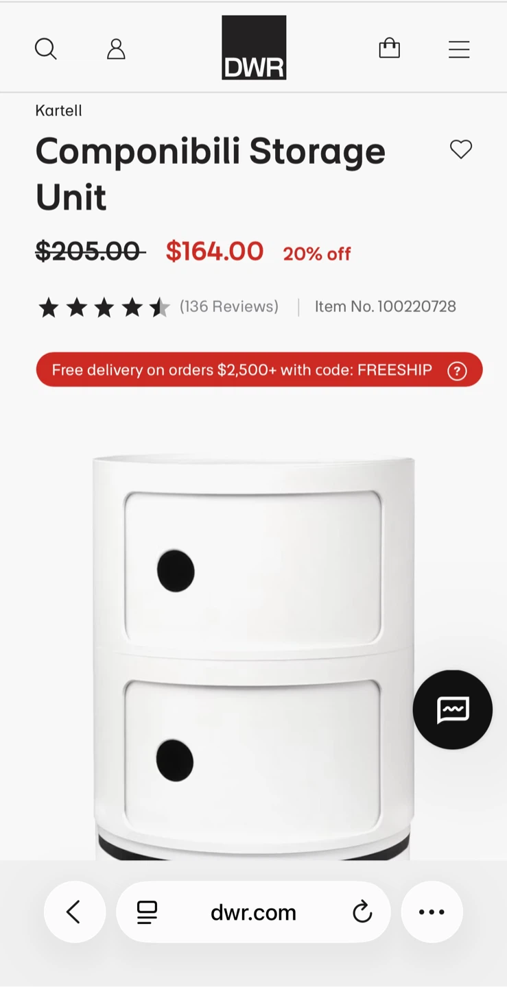 Kartell Componibili - White