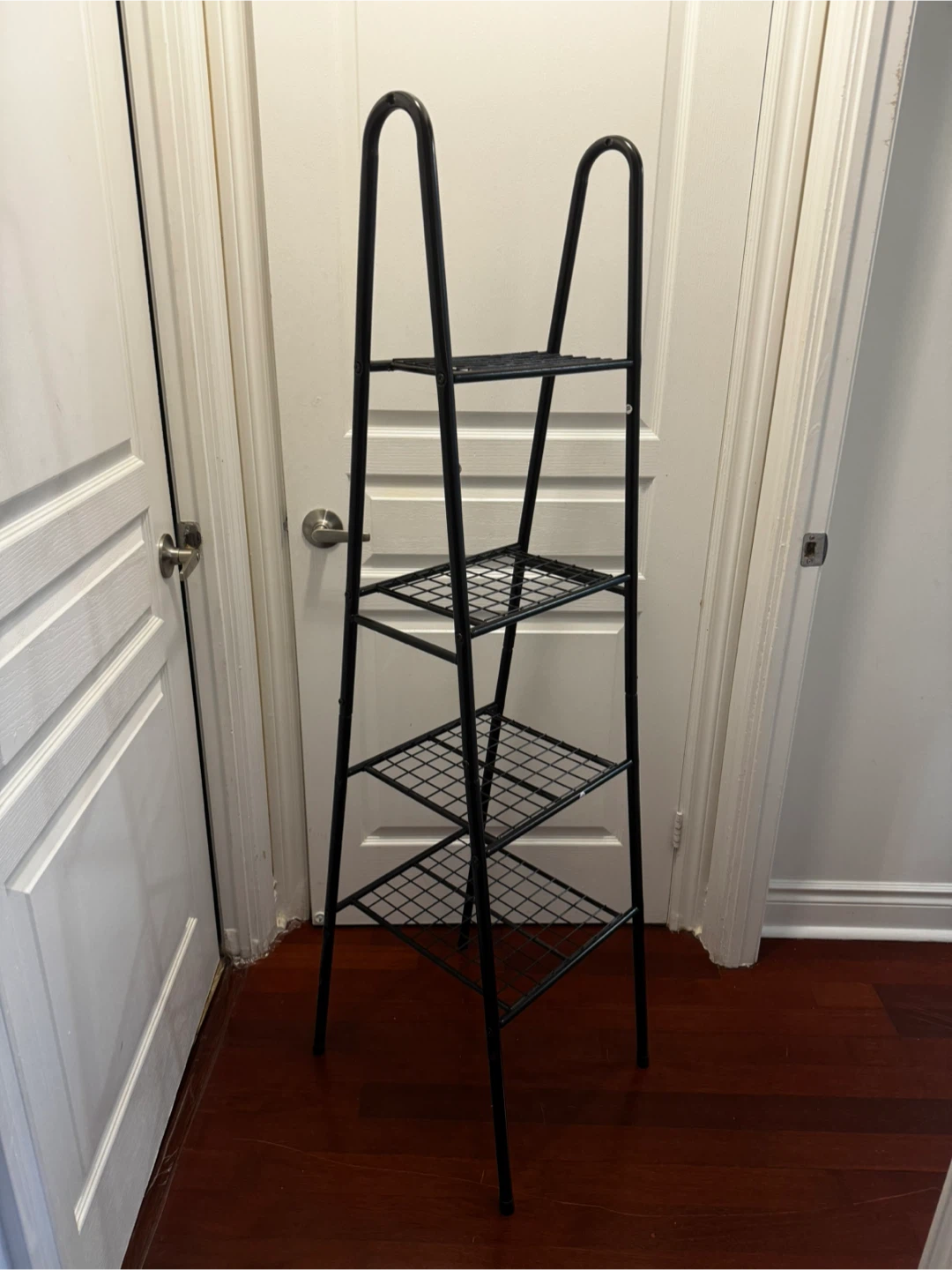 Black Metal Ladder Shelf