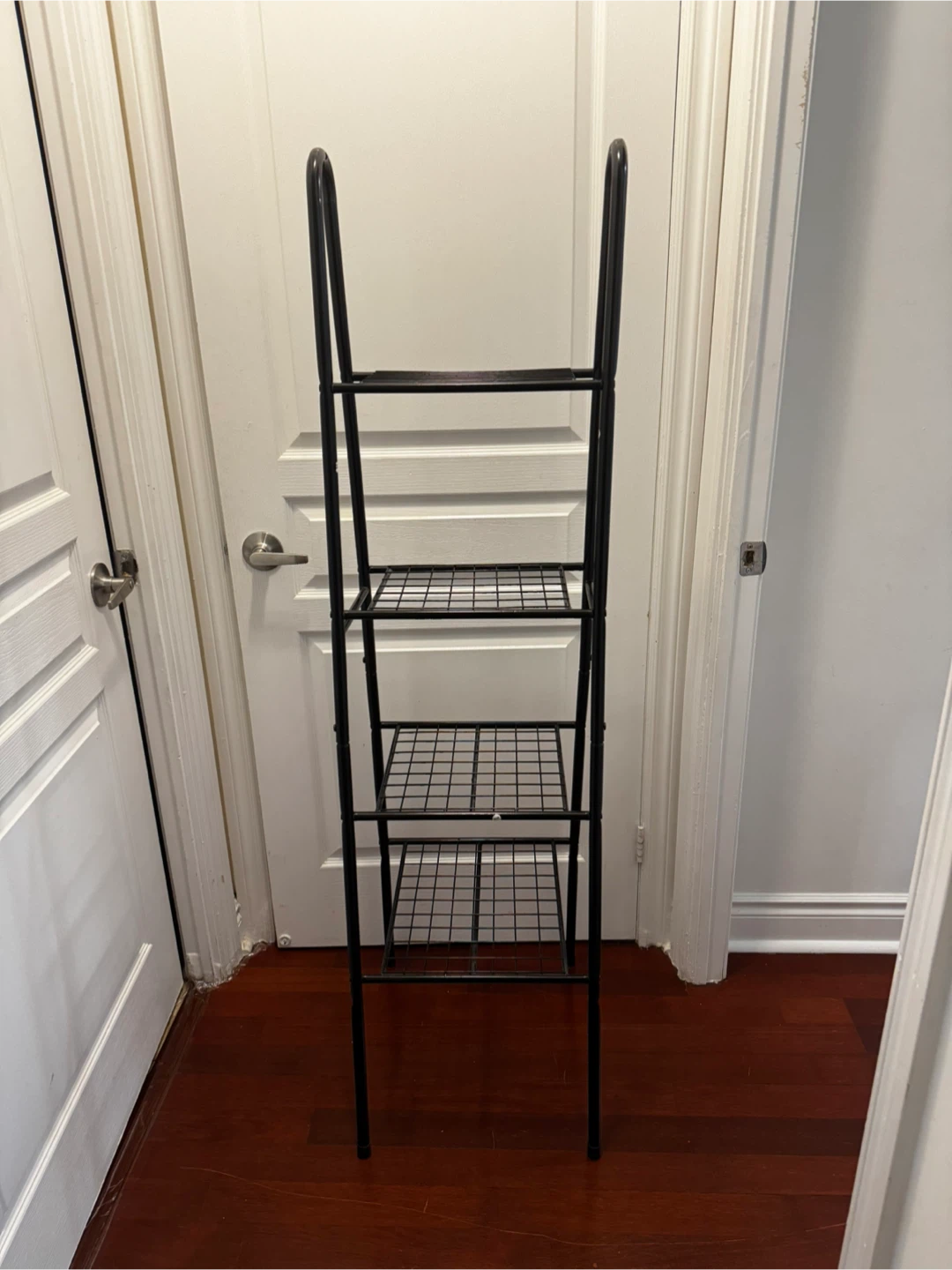 Black Metal Ladder Shelf - photo 2