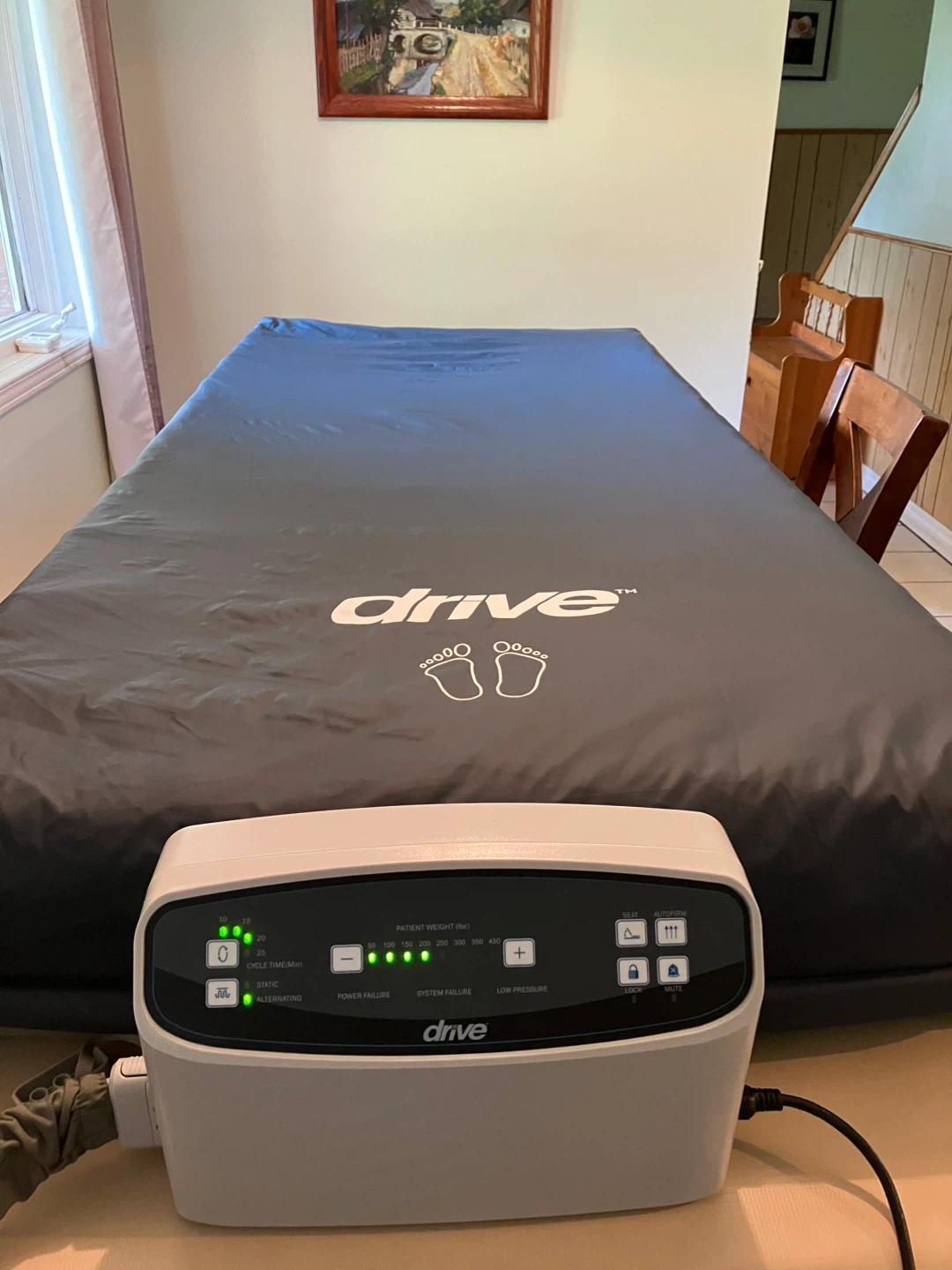 Alternating Low Air Loss Medical Mattress + Hospital Bed