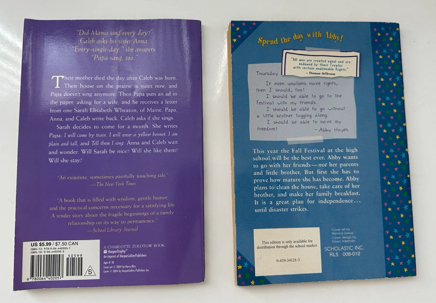 Sarah, Plain and Tall & The Amazing Days of Abby Hayes Books - photo 2