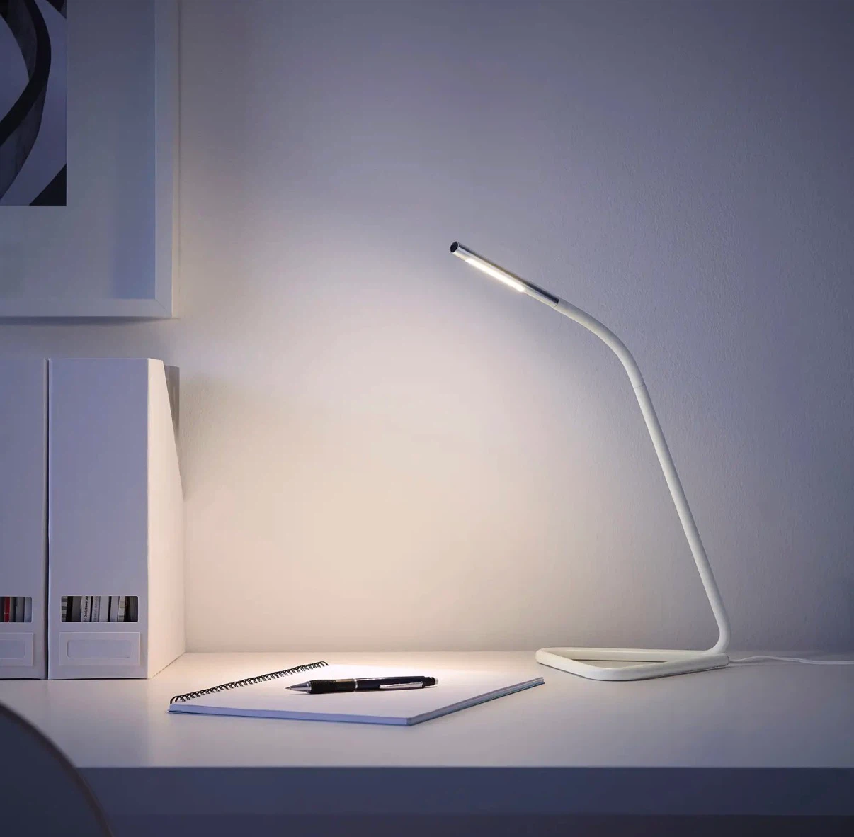 IKEA HÅRTE LED Desk Work Lamp USB Powered