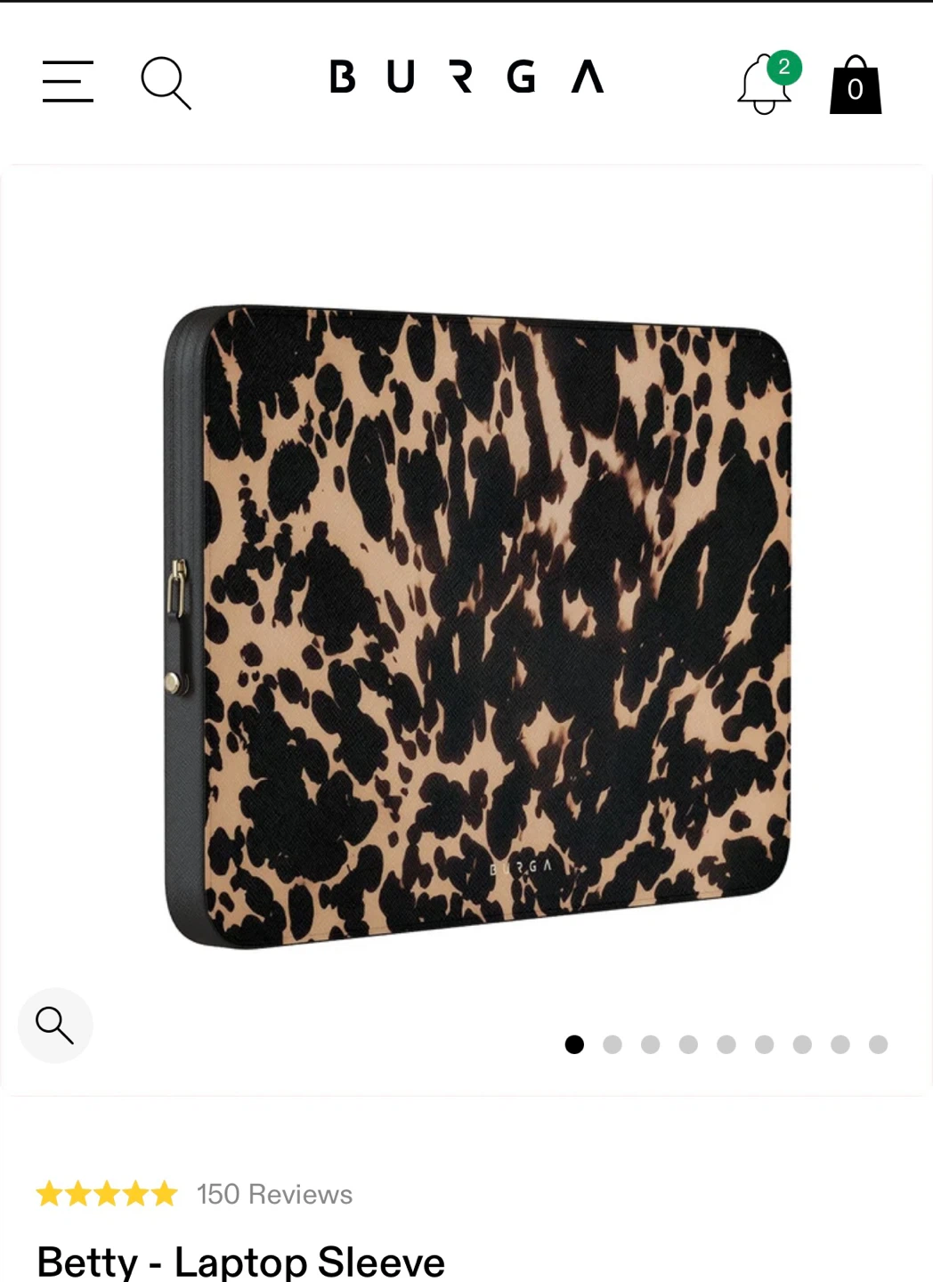 Burga laptop sleeve - 13”