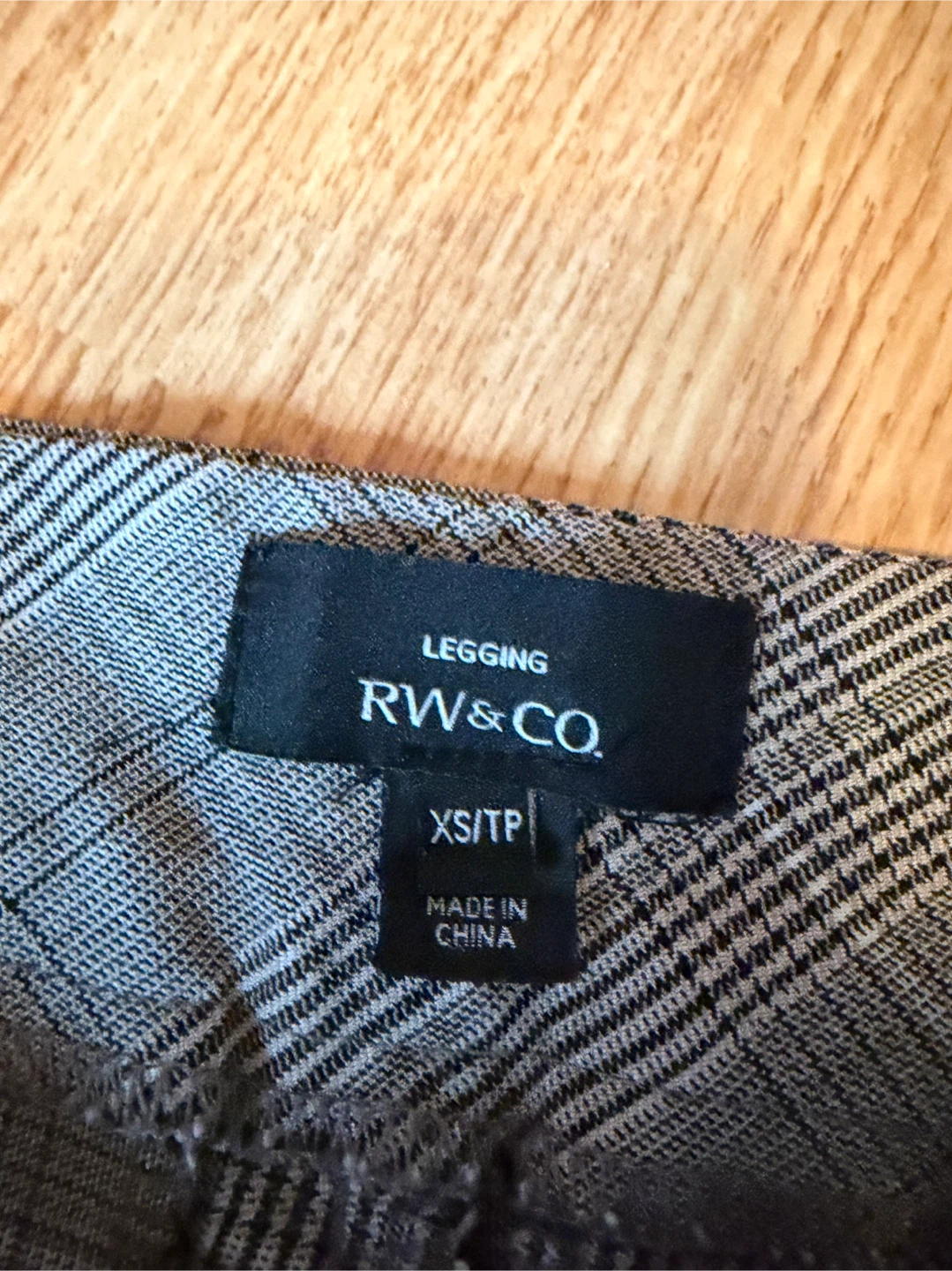 RW & CO. Plaid Legging Style Pants - XS - photo 3