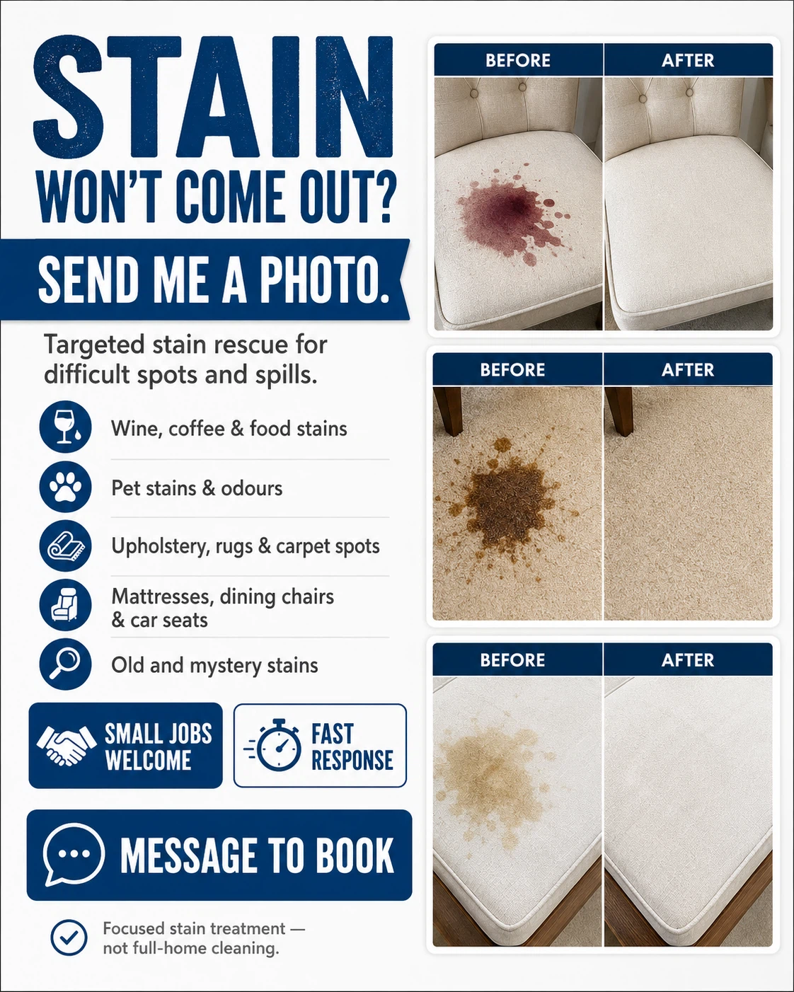Targeted Stain Rescue Service