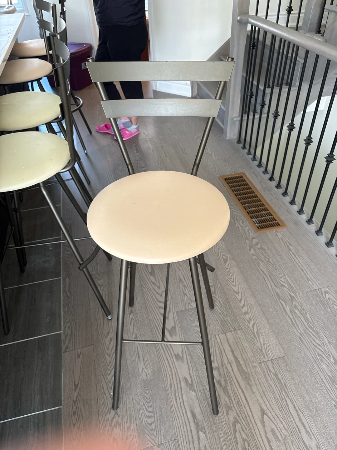 Bar Stools with Padded Seats