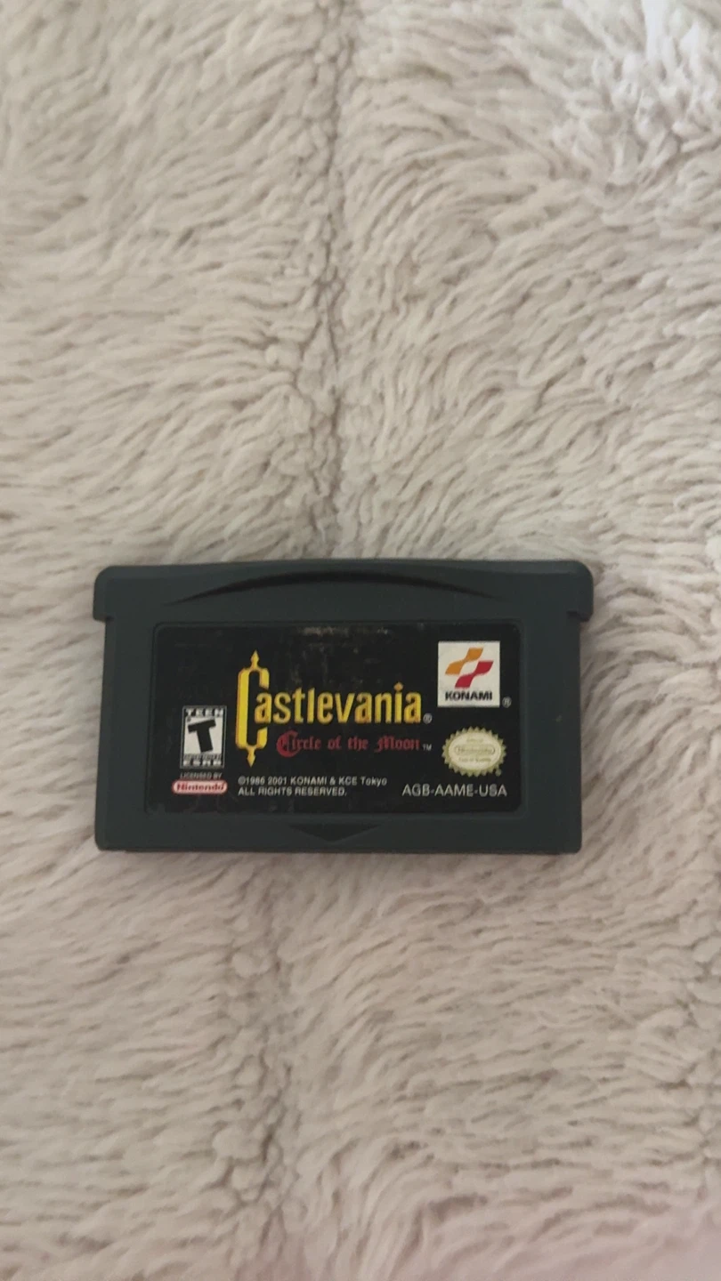 Castlevania: Circle Of The Moon Authentic Game Boy Advance