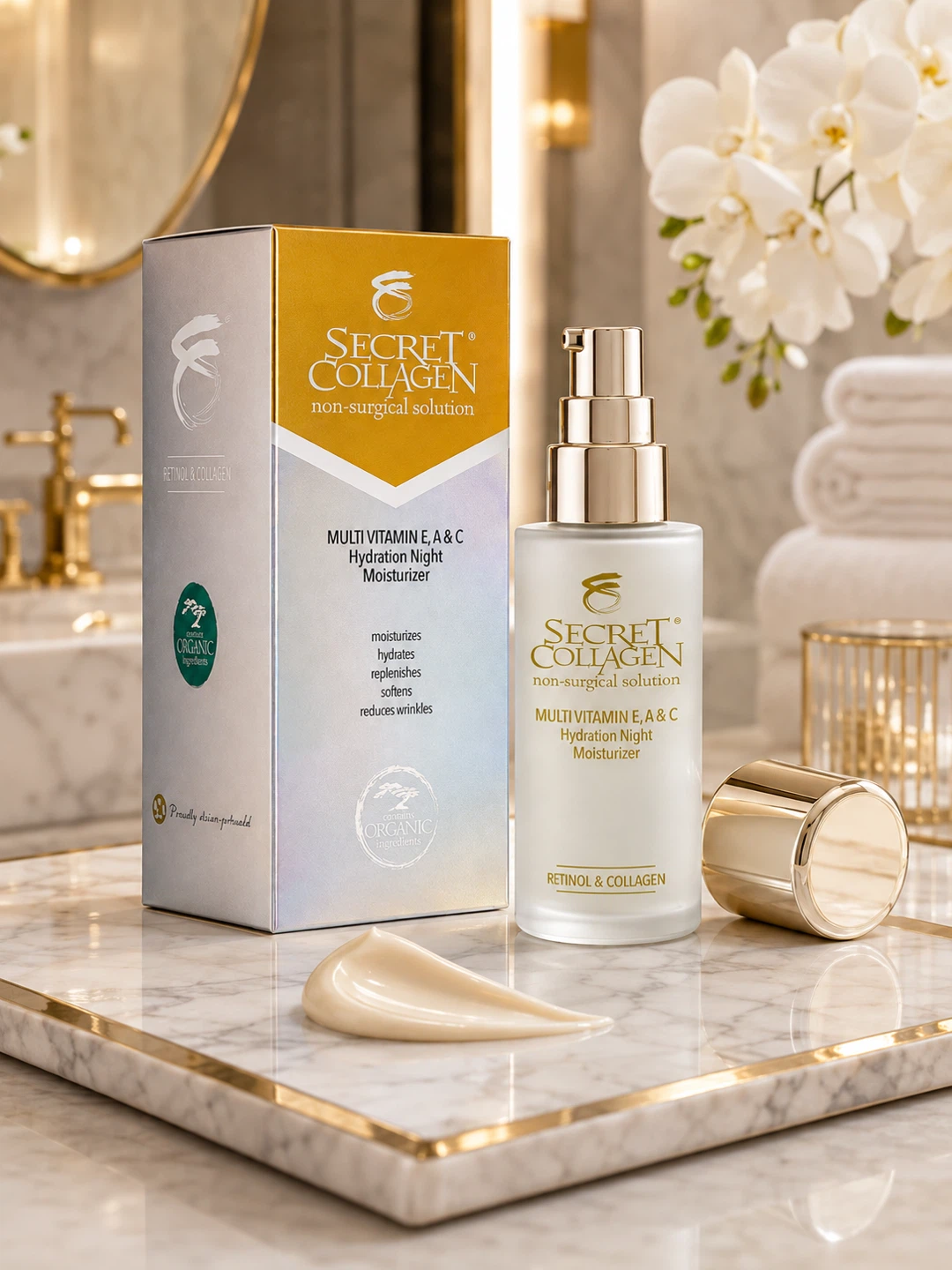 Secret Collagen Multi Vitamin E, A & C Night Moisturizer