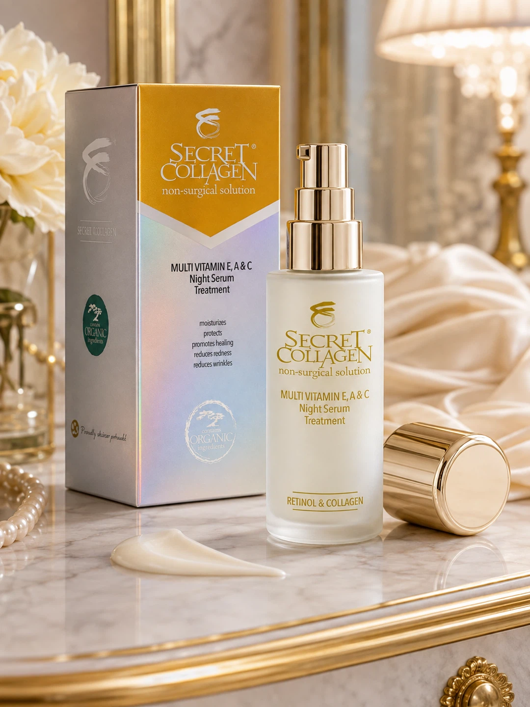 Secret Collagen Multi Vitamin E, A & C Night Moisturizer - photo 3