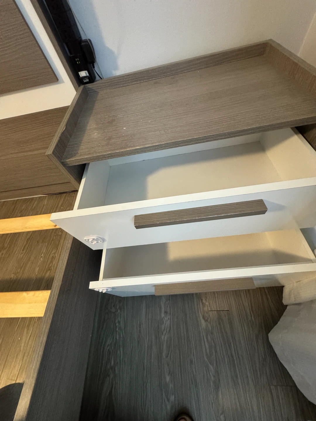 King Bed Frame with Headboard and Nightstands - photo 3