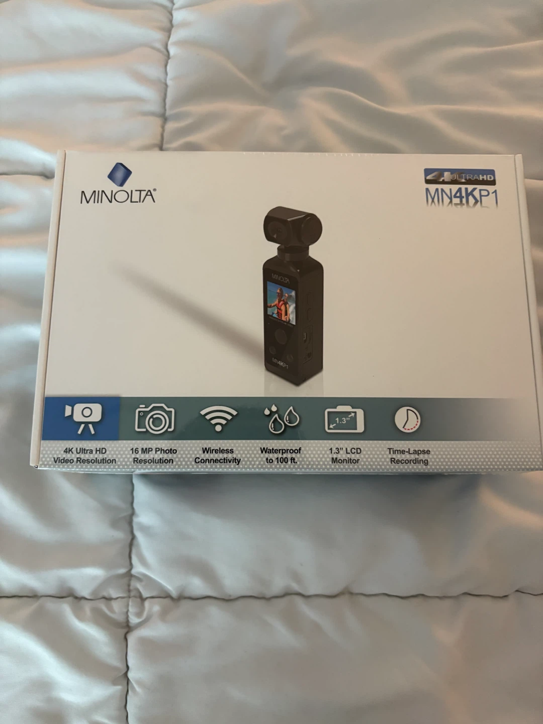 Minolta MN4KP1 4K Ultra HD Action Camera