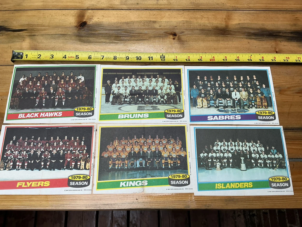 6. 1979-80 NHL TEAM Photos !