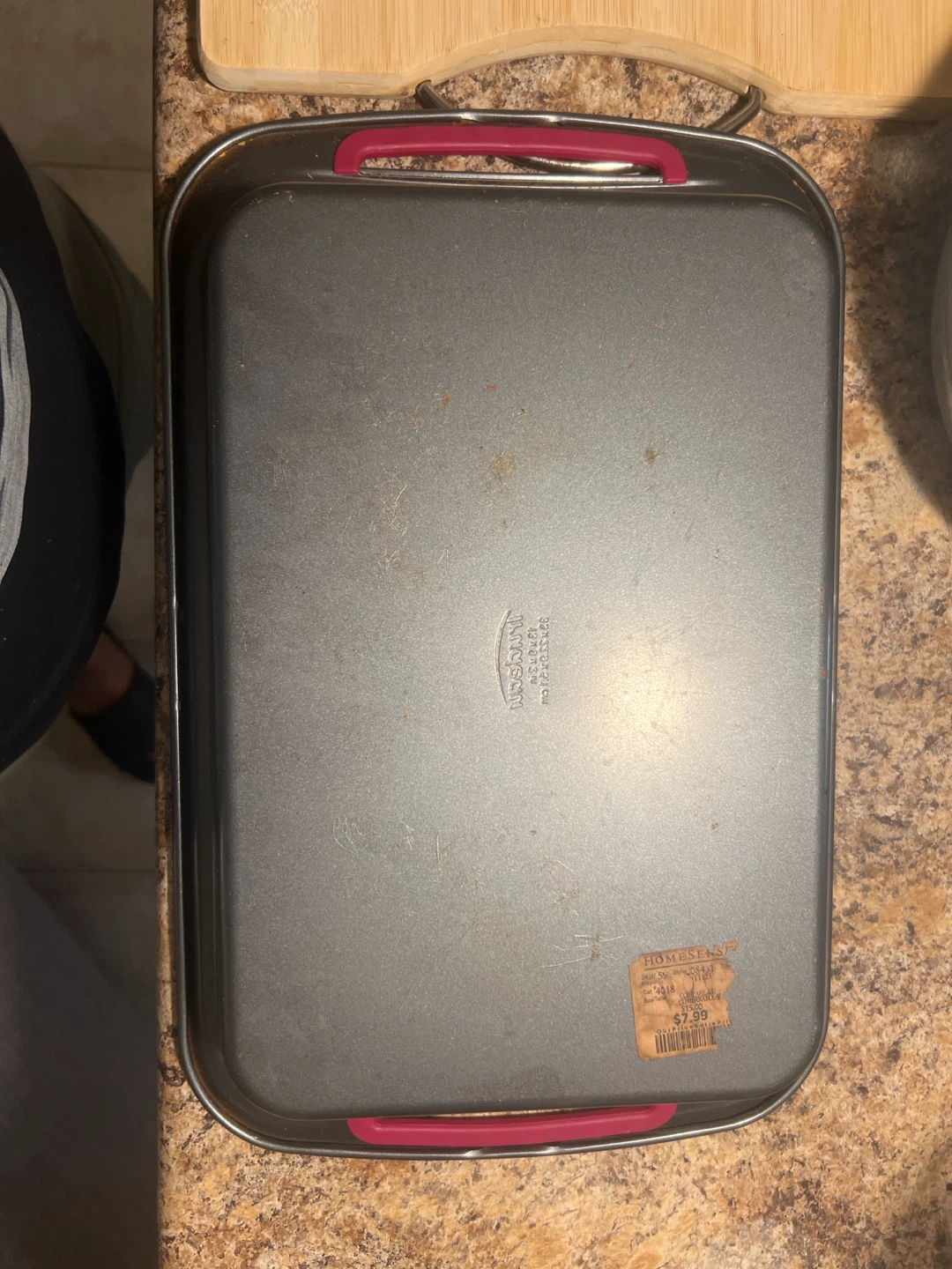 Baking Pan with Pink Handles - photo 2