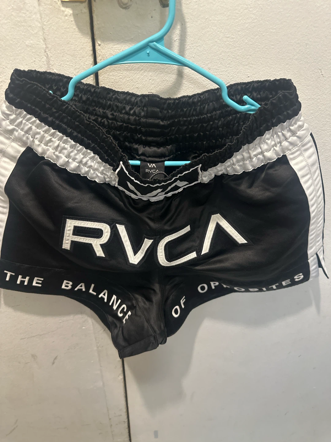 RVCA Muay Thai Shorts Black White