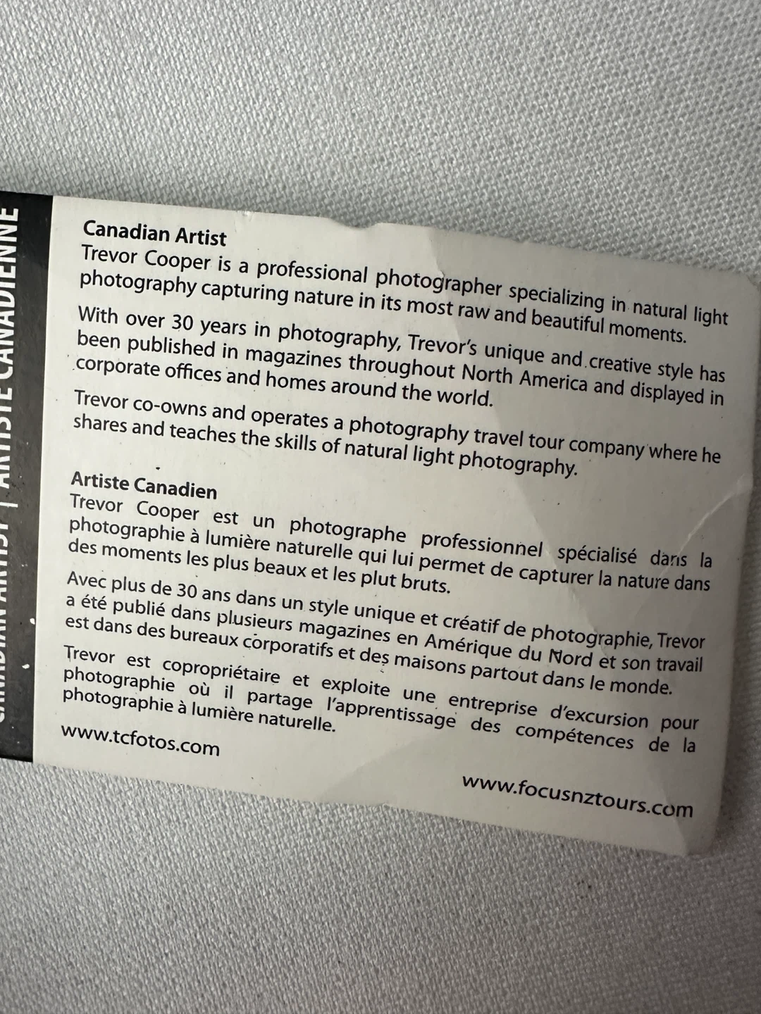 LARGE XL CANADIAN ABSTRACT LANDSCAPE PHOTOGRAPH TREVOR COOPER - photo 5