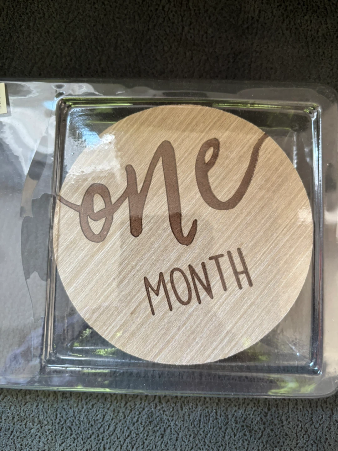 Baby month milestone markers