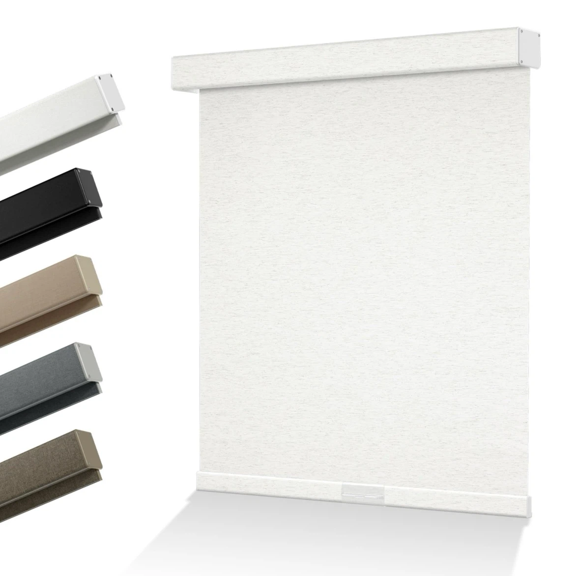 HOTSOON Blackout Roller Shades For Indoor Windows, Cream