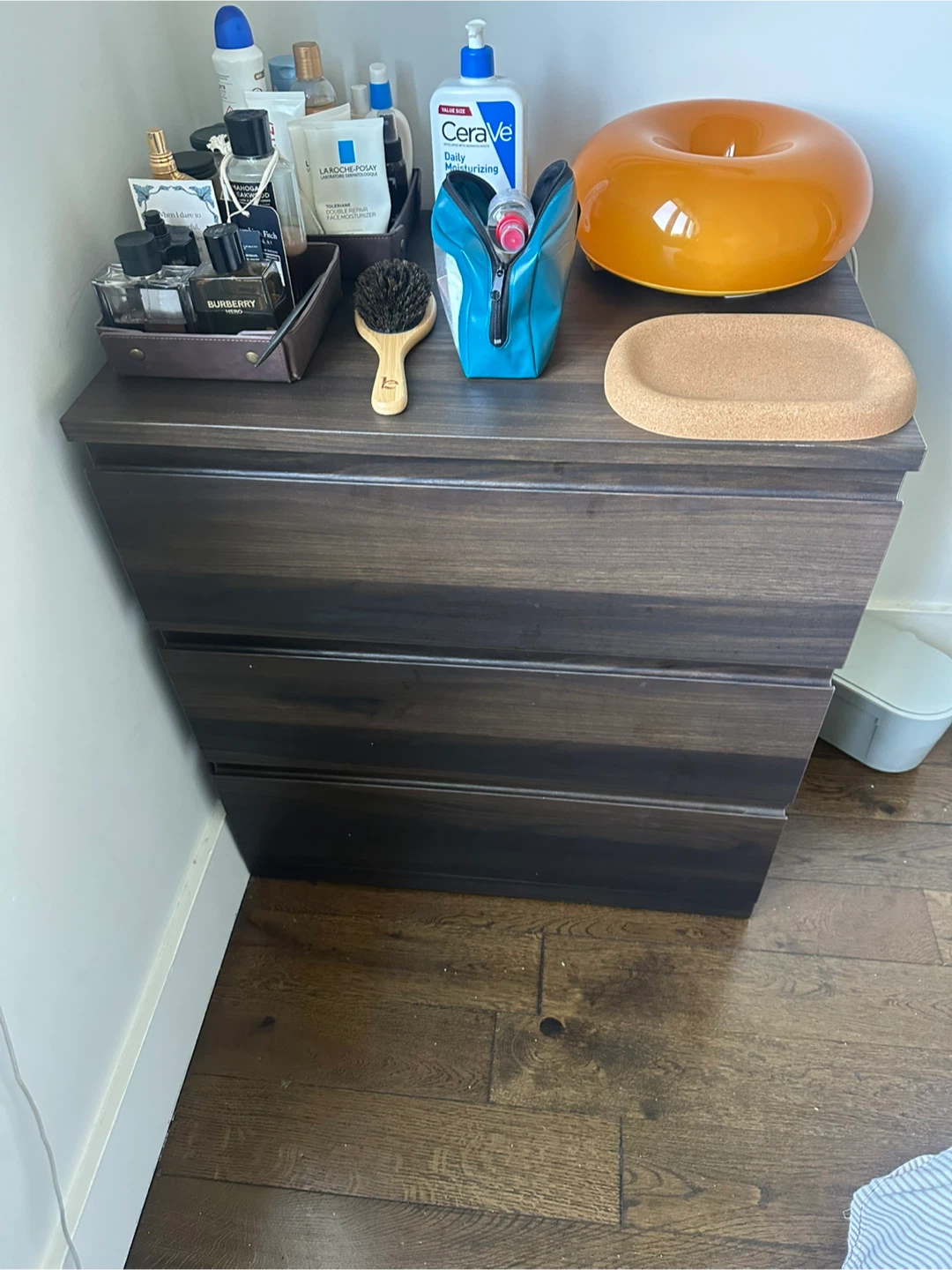 IKEA STORKLINTA 3-drawer dresser, dark brown - photo 4