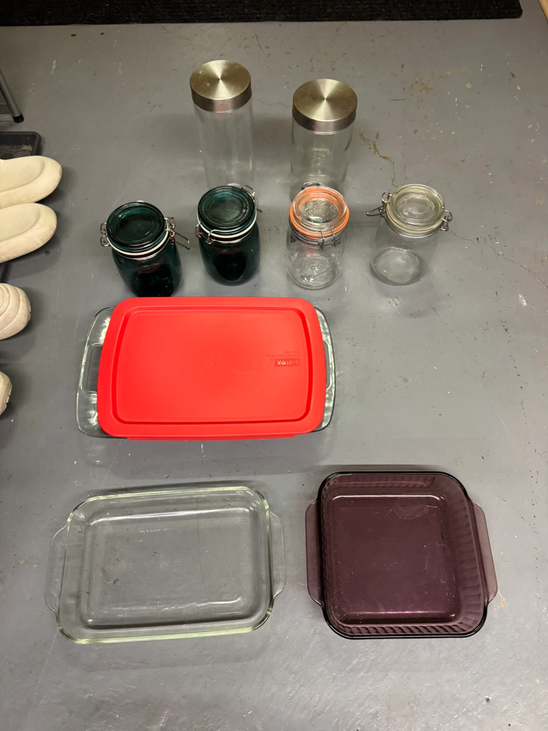 Glass Storage Jars & Baking Dishes – 10-Piece Lot - photo 2