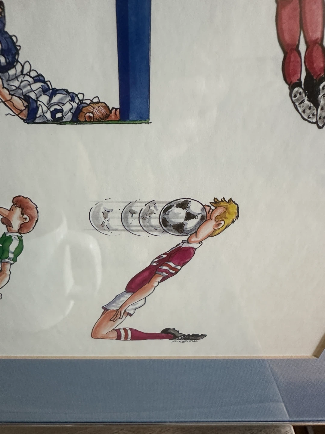 CUTE KIDS ROOM ART WORK PAINTING SOCCER ALPHABET ART WORK - photo 3