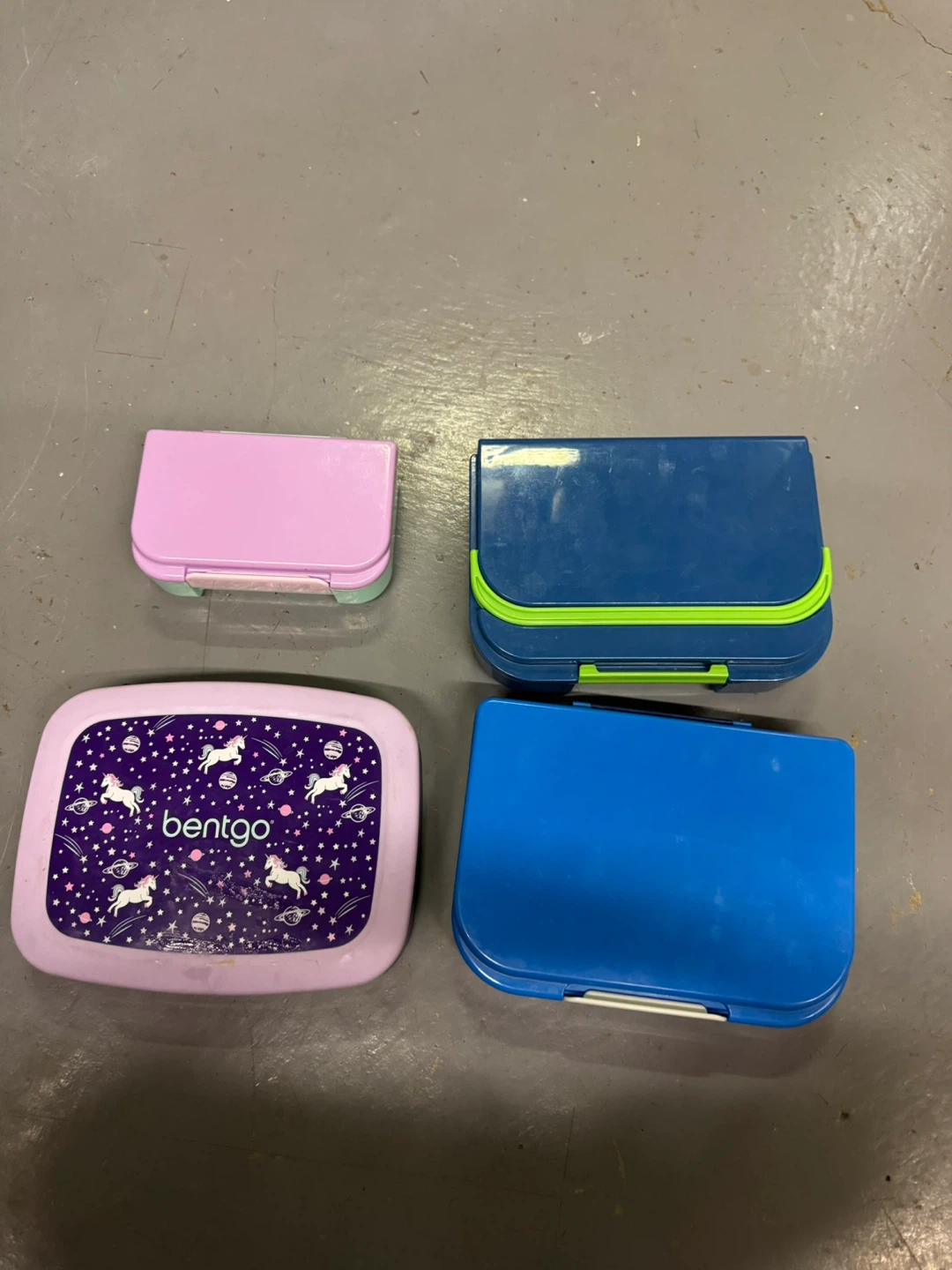 Set of 4 Kids’ Lunch Boxes / Bento Boxes – $10