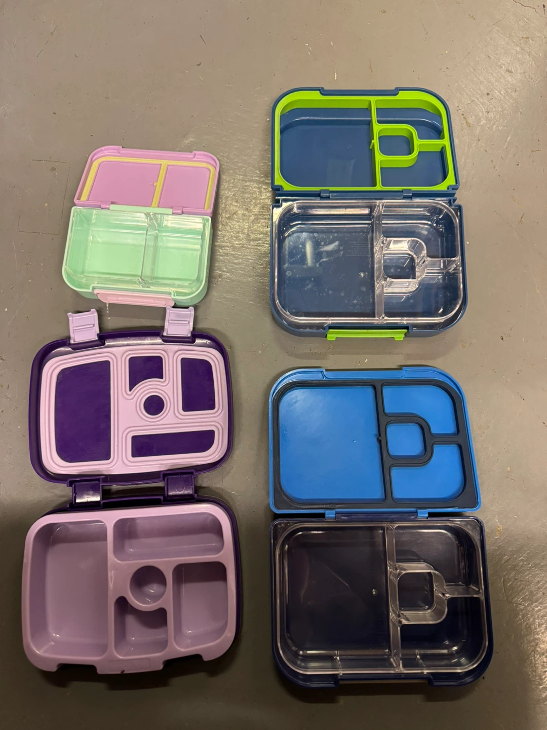 Set of 4 Kids’ Lunch Boxes / Bento Boxes – $10 - photo 3