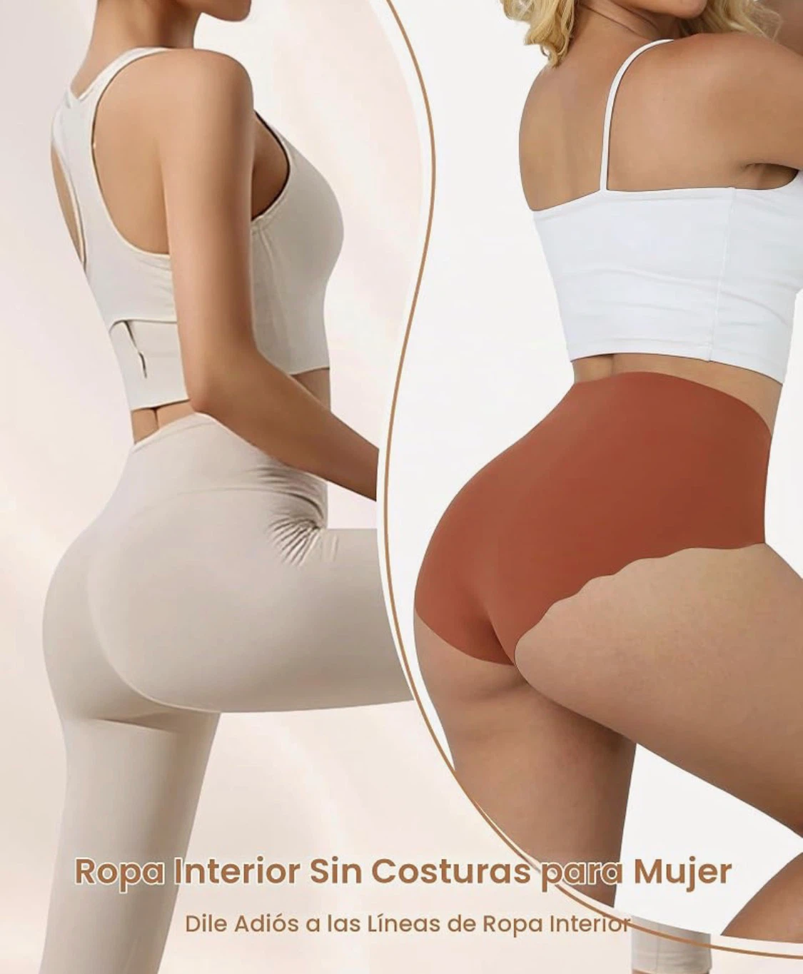 Paquete de ropa interior sin costuras para mujer