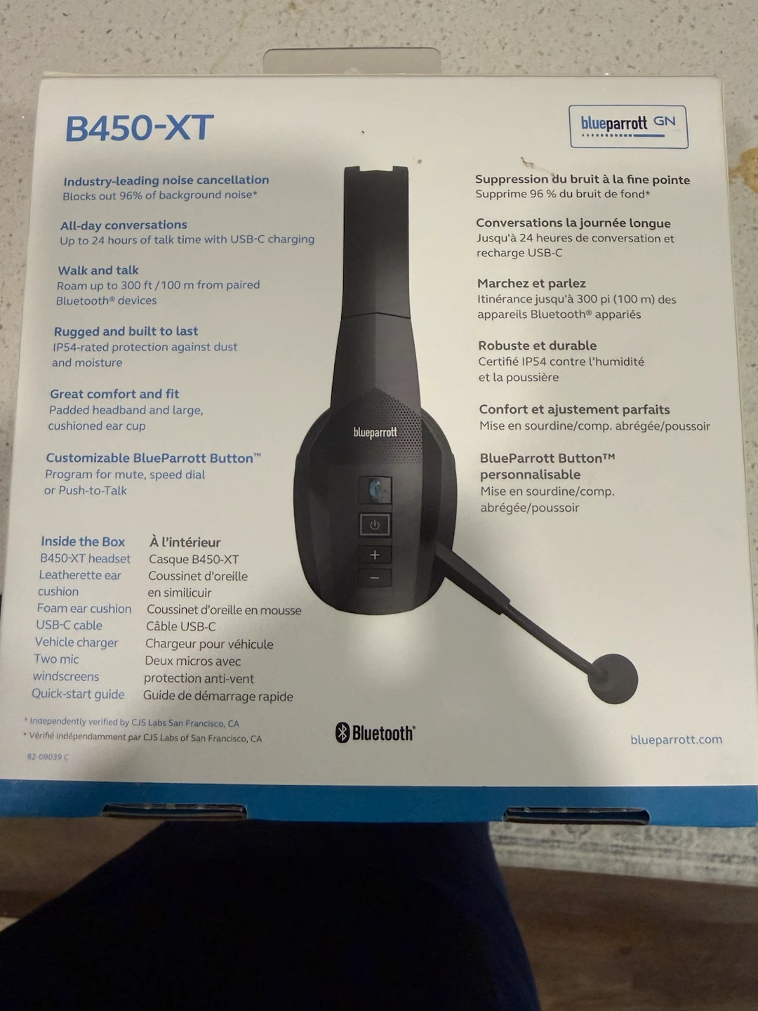 BlueParrott B450-XT Noise-Cancelling Wireless Headset - photo 3