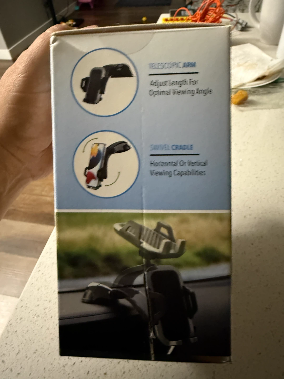 LAX Windshield & Dashboard Cradle Car Mount - photo 5