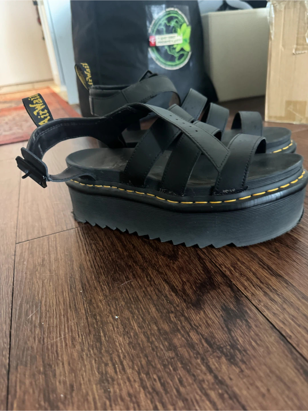 Dr. Martens Black Platform Sandals - photo 2