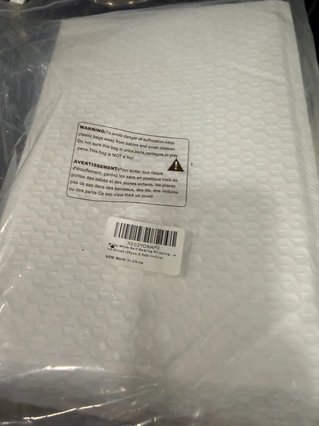 Matte White Self-Sealing Shipping Mailers - photo 2