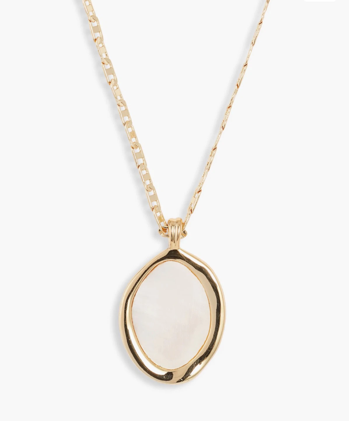 Jenny Bird Mother of Pearl Pendant Necklace - photo 2