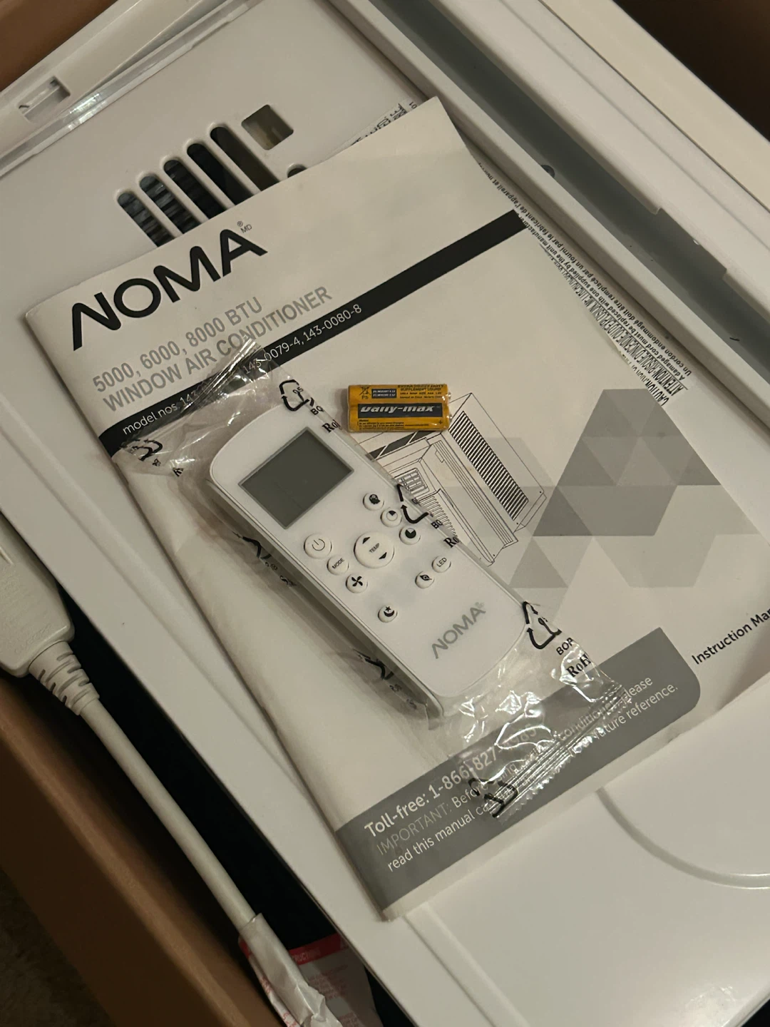 NOMA 8000 BTU Window Air Conditioner - photo 2