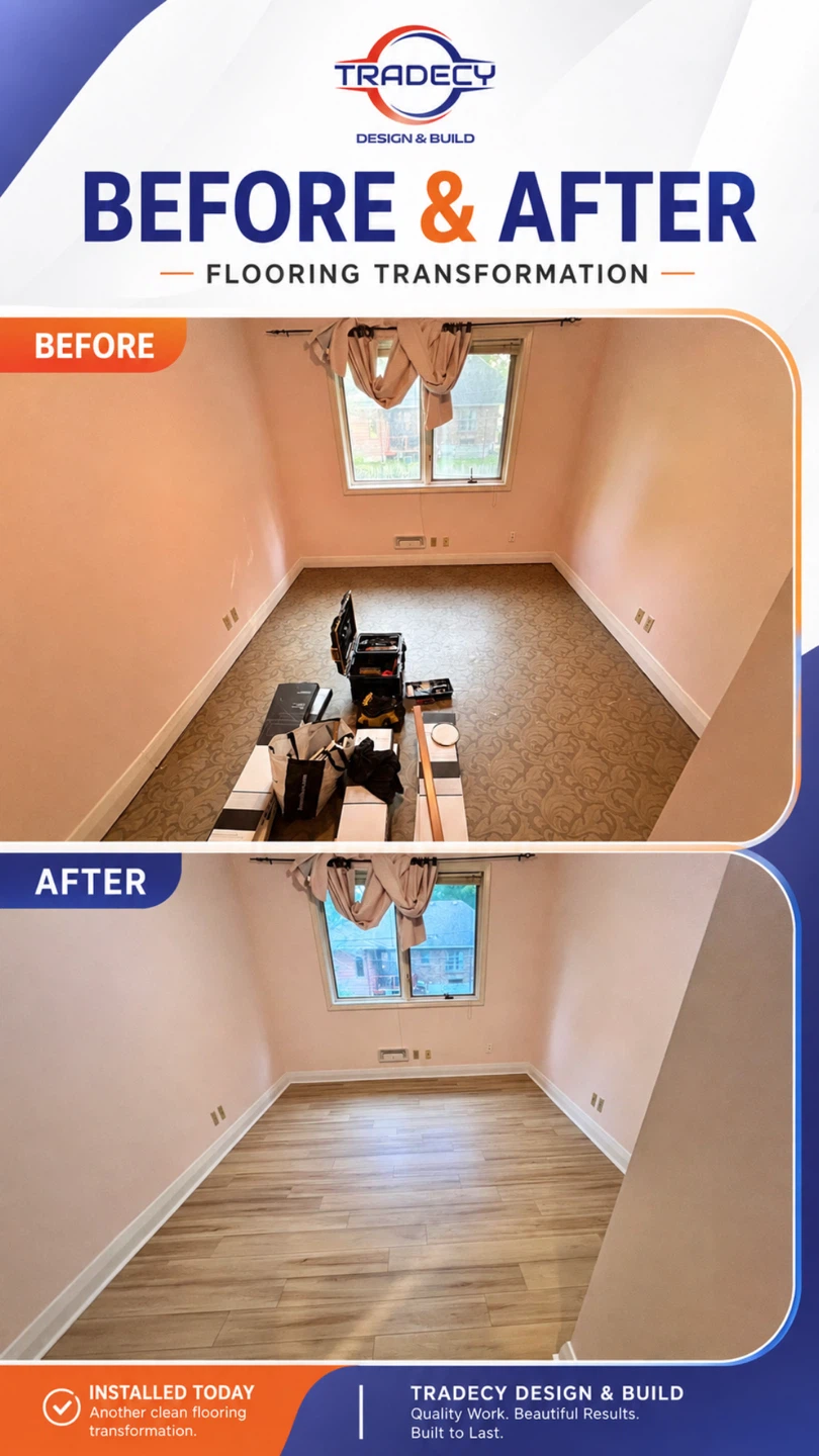 Tradecy Design & Build Flooring Transformation