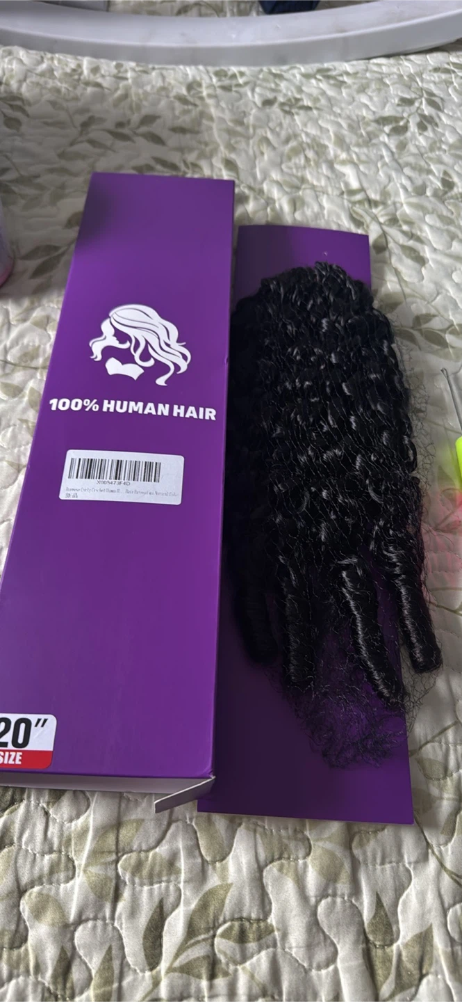 Extensiones rizadas de cabello 100% humano de 20 pulgadas - photo 2
