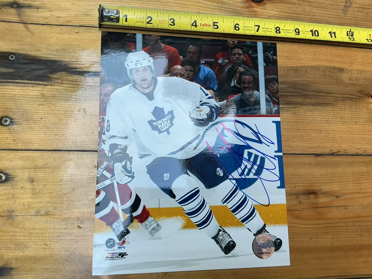 Toronto Maple Leafs CHAD KILGER Autographed Photo