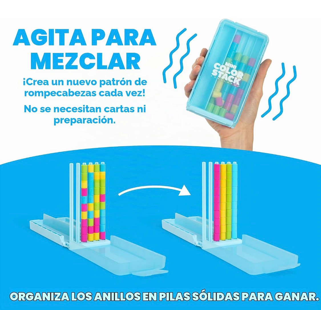 Juego de desafío «Mini Color Stack» con el que te identificarás - photo 2