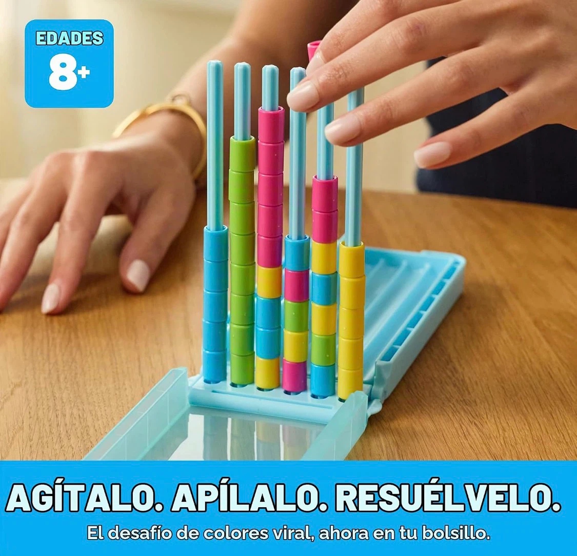 Juego de desafío «Mini Color Stack» con el que te identificarás - photo 3