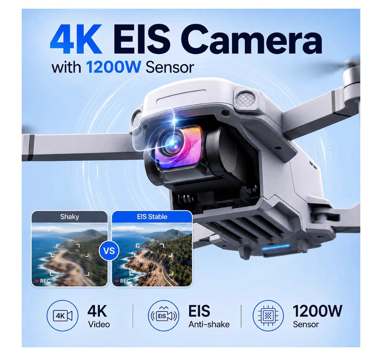 Holy Stone HS720E Drone - 4K EIS Camera - photo 2